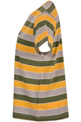 تی شرت زنانه راه راه گلدوزی دار