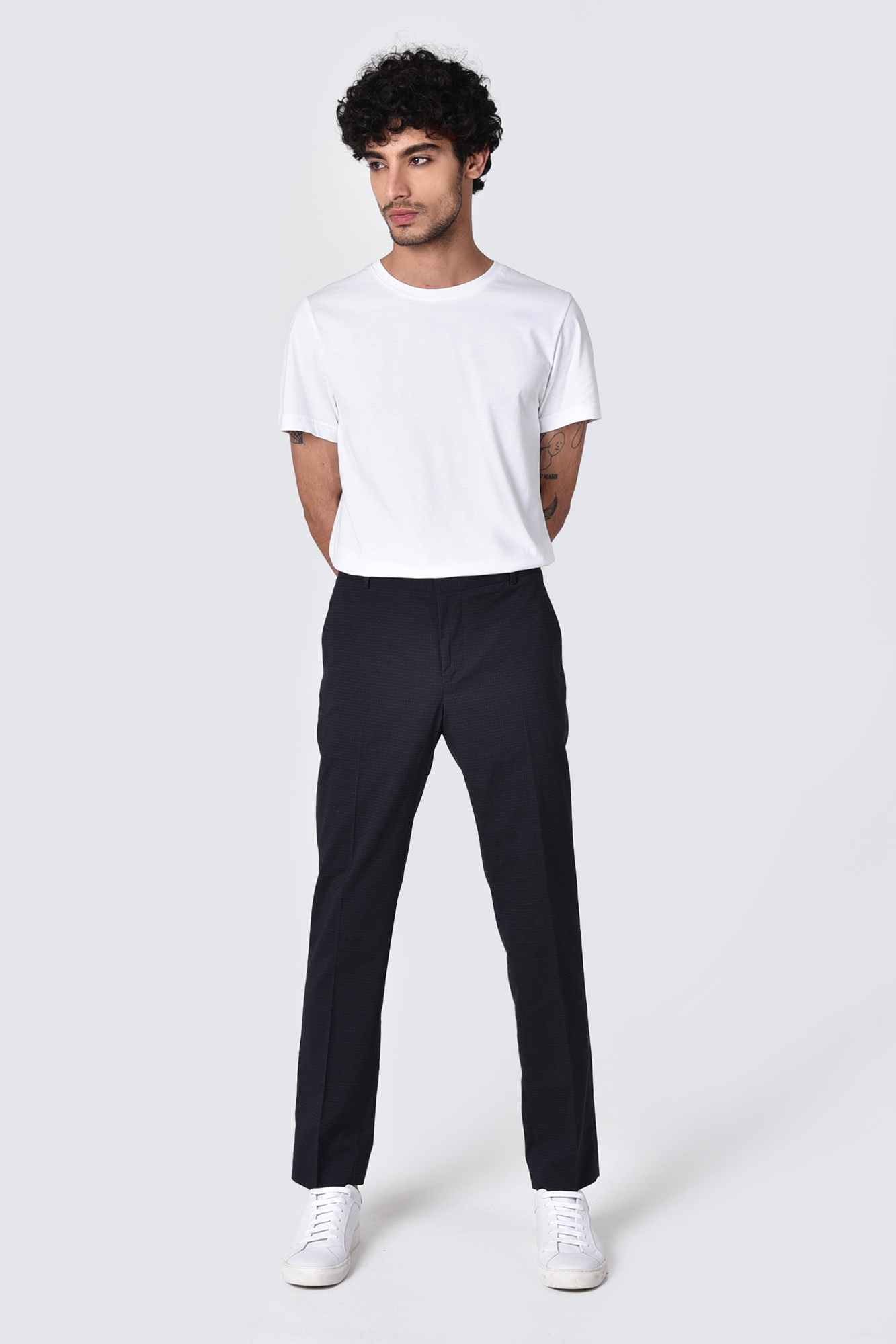 شلوار پارچه ای  چهارخونه