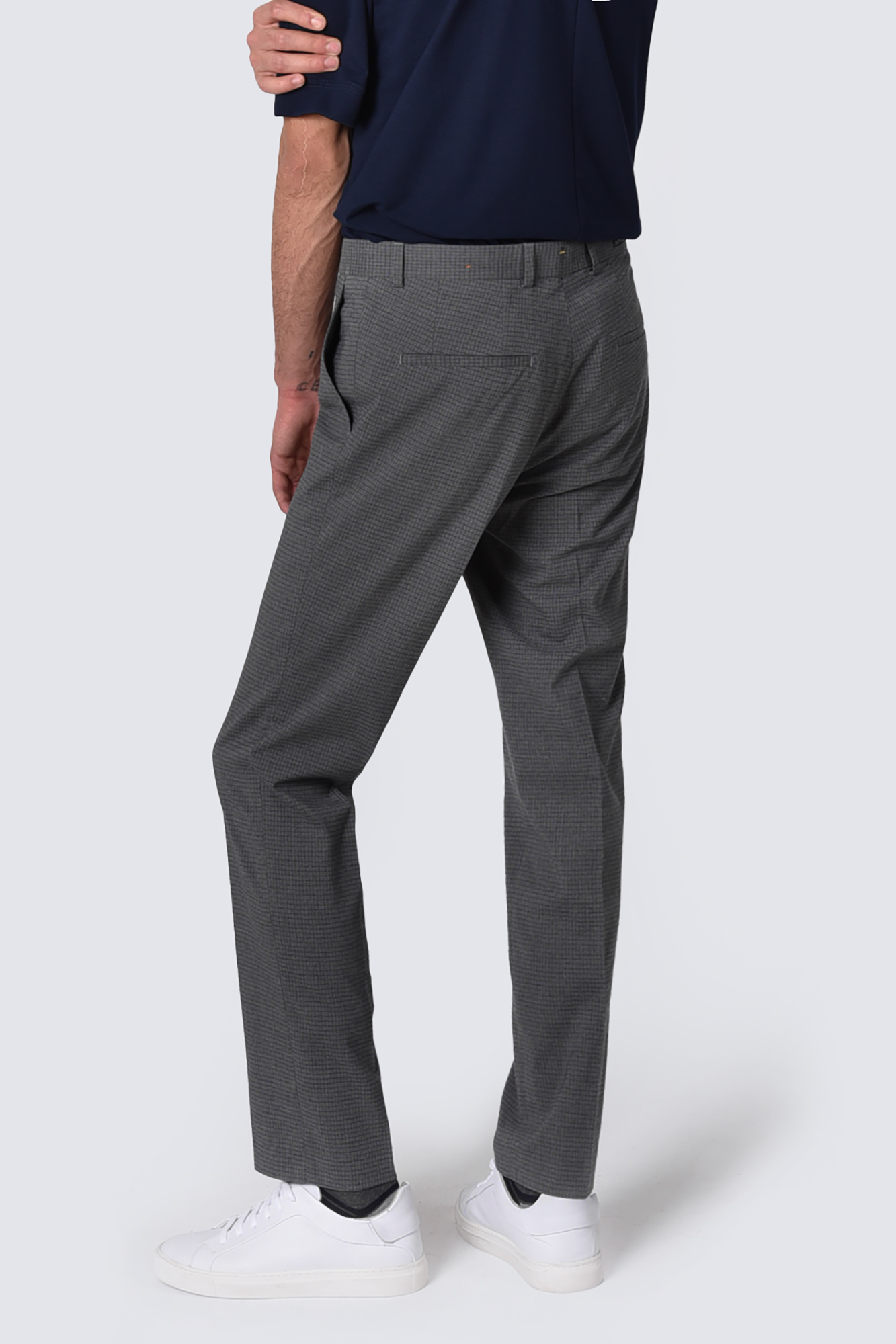 شلوار پارچه ای  چهارخونه