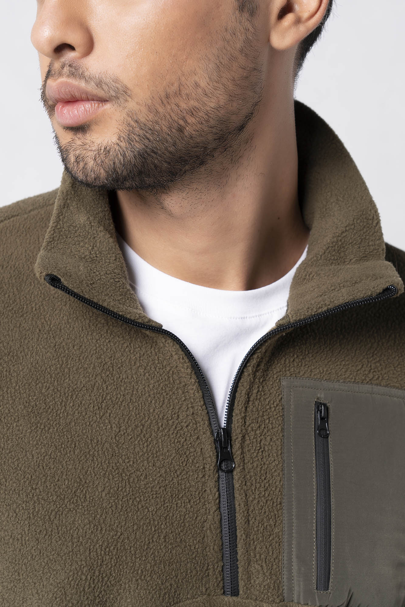 سوئی شرت نیم زیپ