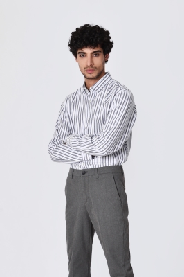 پیراهن آستین بلند راه راه