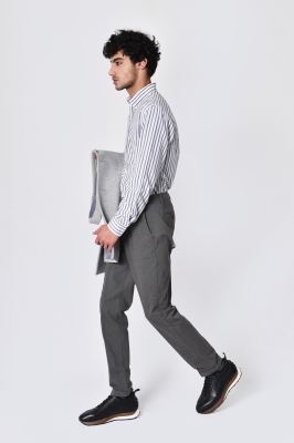 پیراهن آستین بلند راه راه