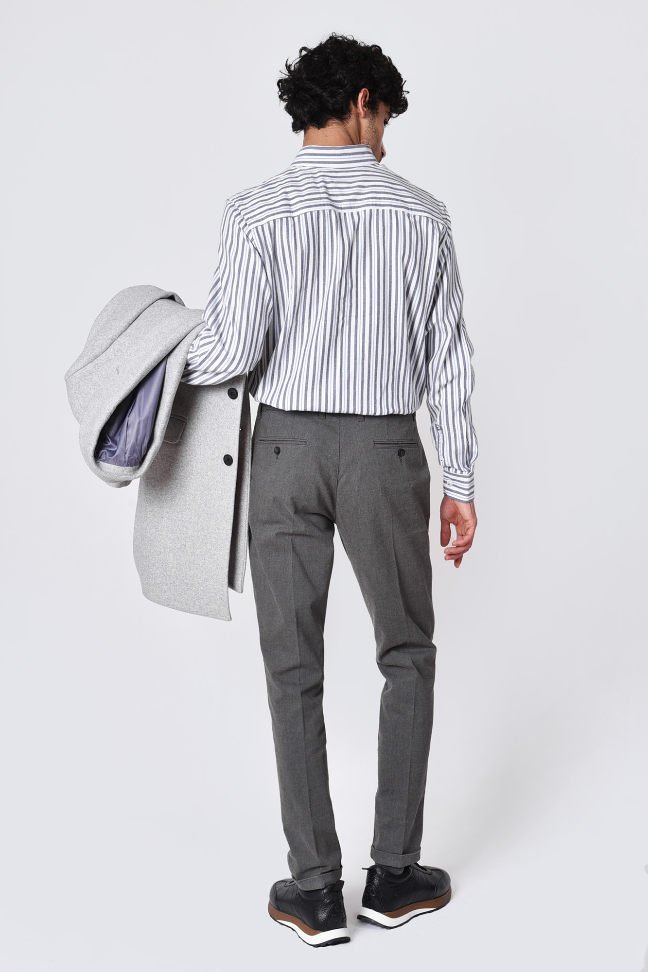 پیراهن آستین بلند راه راه