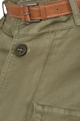 کاپشن کتان چهار جیب