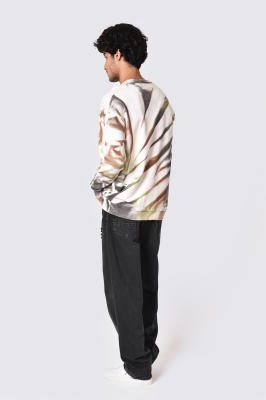 تیشرت آستین بلند چاپی تای دای