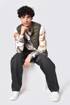 تیشرت آستین بلند چاپی تای دای