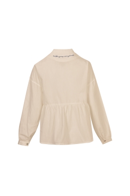 بلوز آستین چین دار