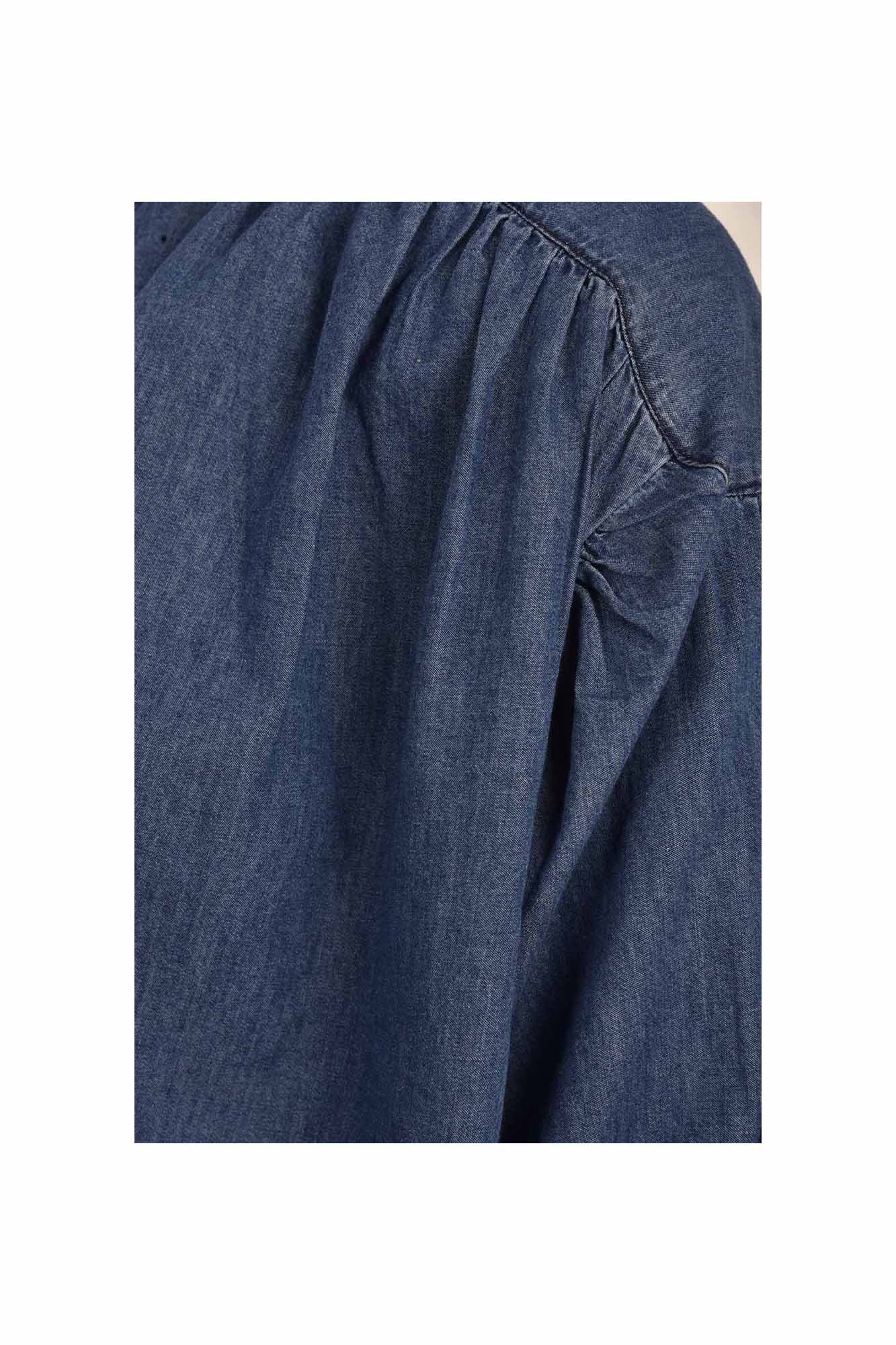 بلوز جین یقه هفت