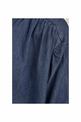 بلوز جین یقه هفت