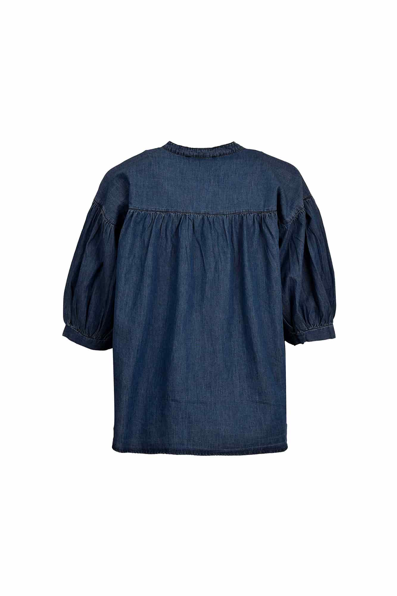 بلوز جین یقه هفت