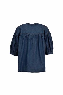 بلوز جین یقه هفت