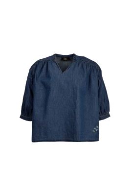 بلوز جین یقه هفت