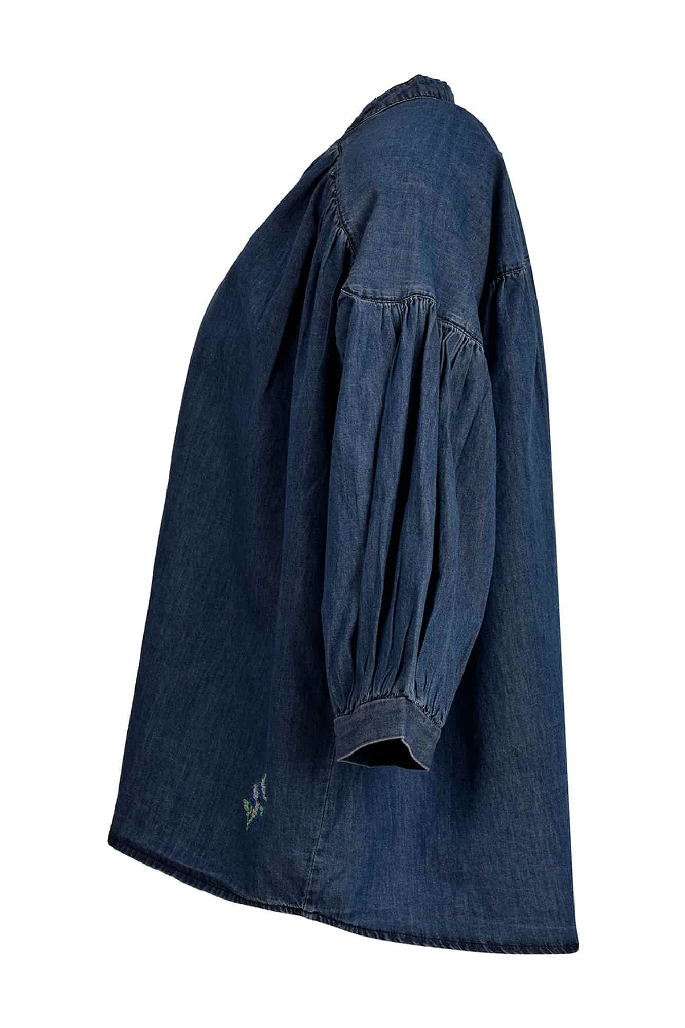 بلوز جین یقه هفت