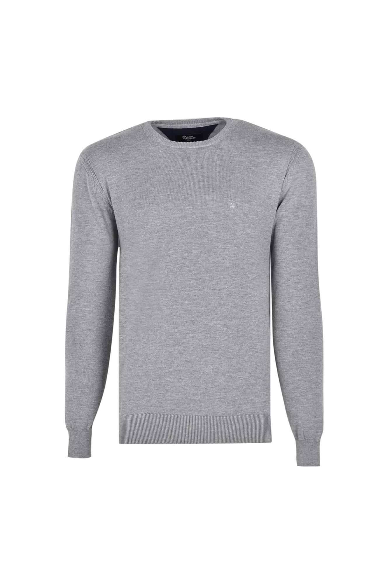 بافت یقه گرد ساده