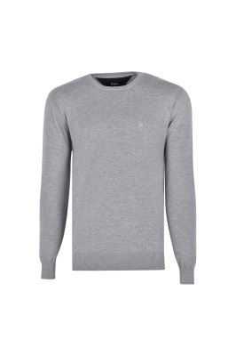 بافت یقه گرد ساده