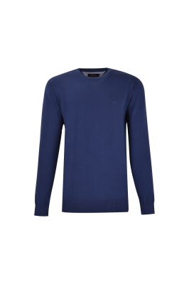 بافت یقه گرد ساده