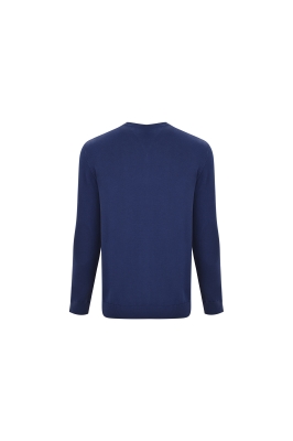 بافت یقه گرد ساده