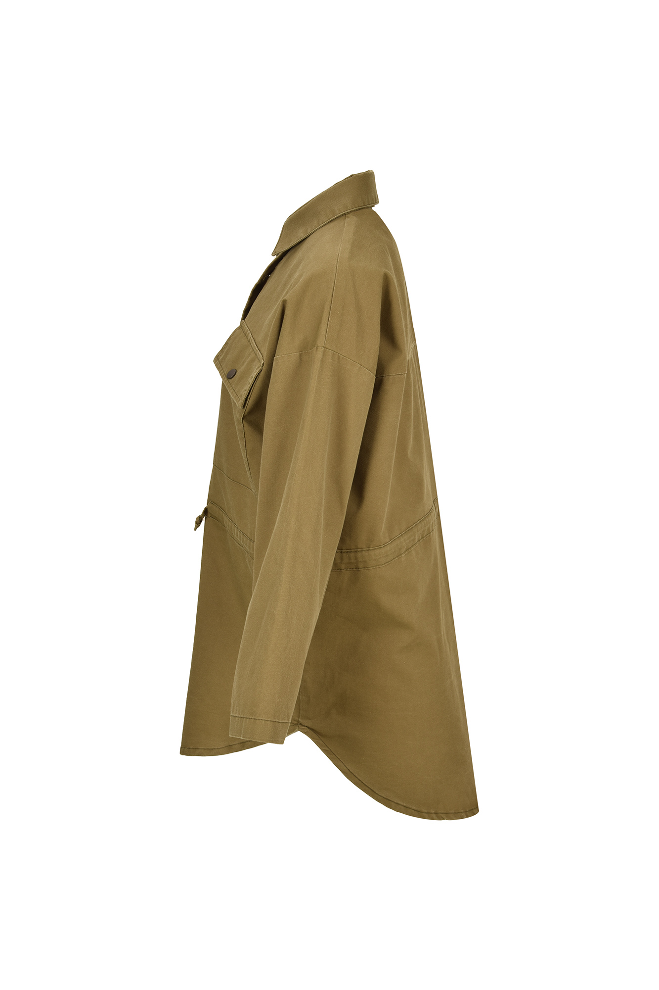 مانتو دو جیب کمر گتر