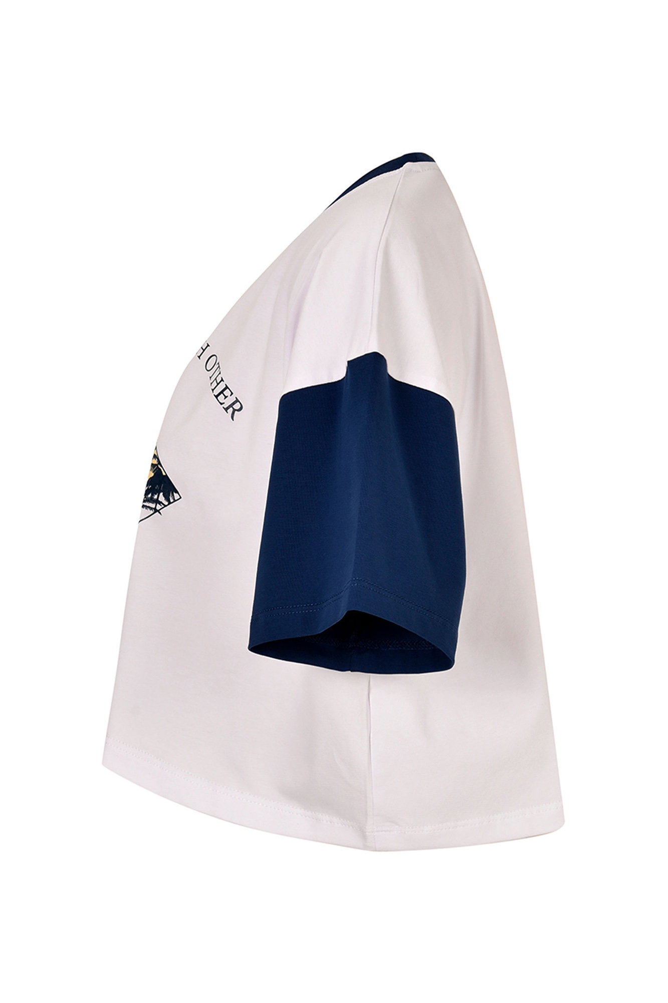 تی شرت کراپ استین کوتاه