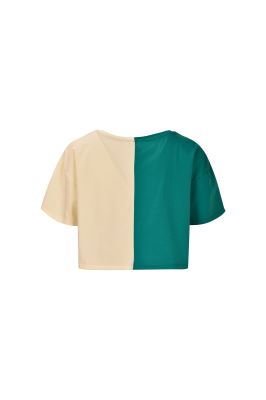 تی شرت کراپ استین کوتاه