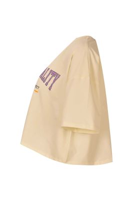 تی شرت کراپ استین کوتاه