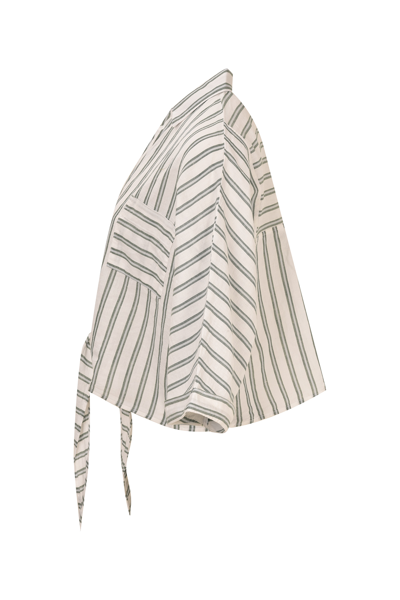 شومیز استین کوتاه جلو گره ای