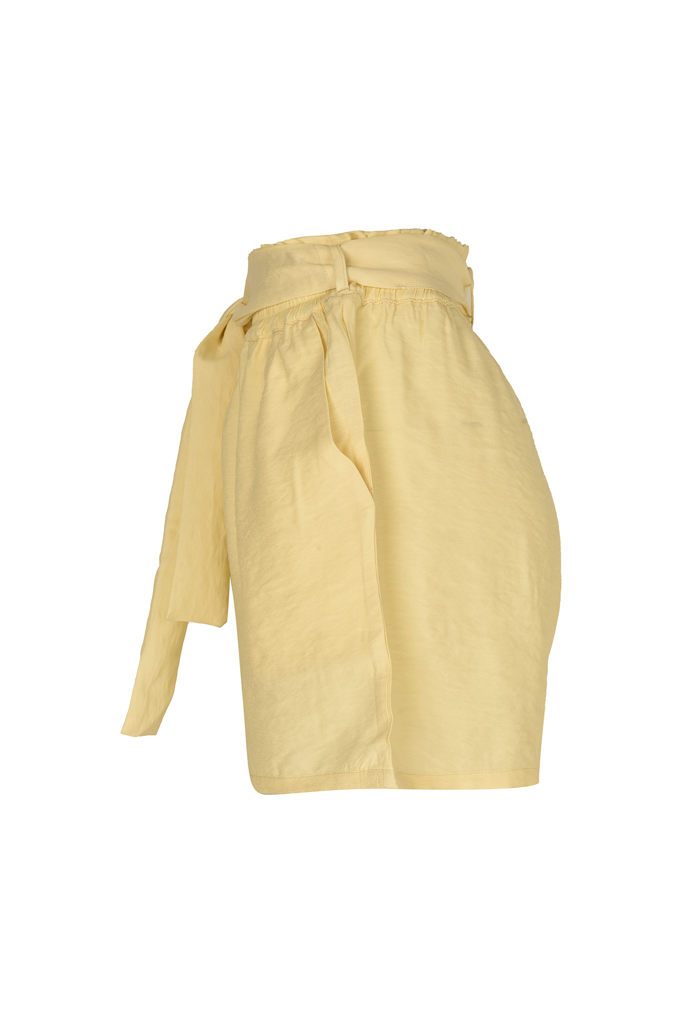 شلوارک پارچه ای کمردار