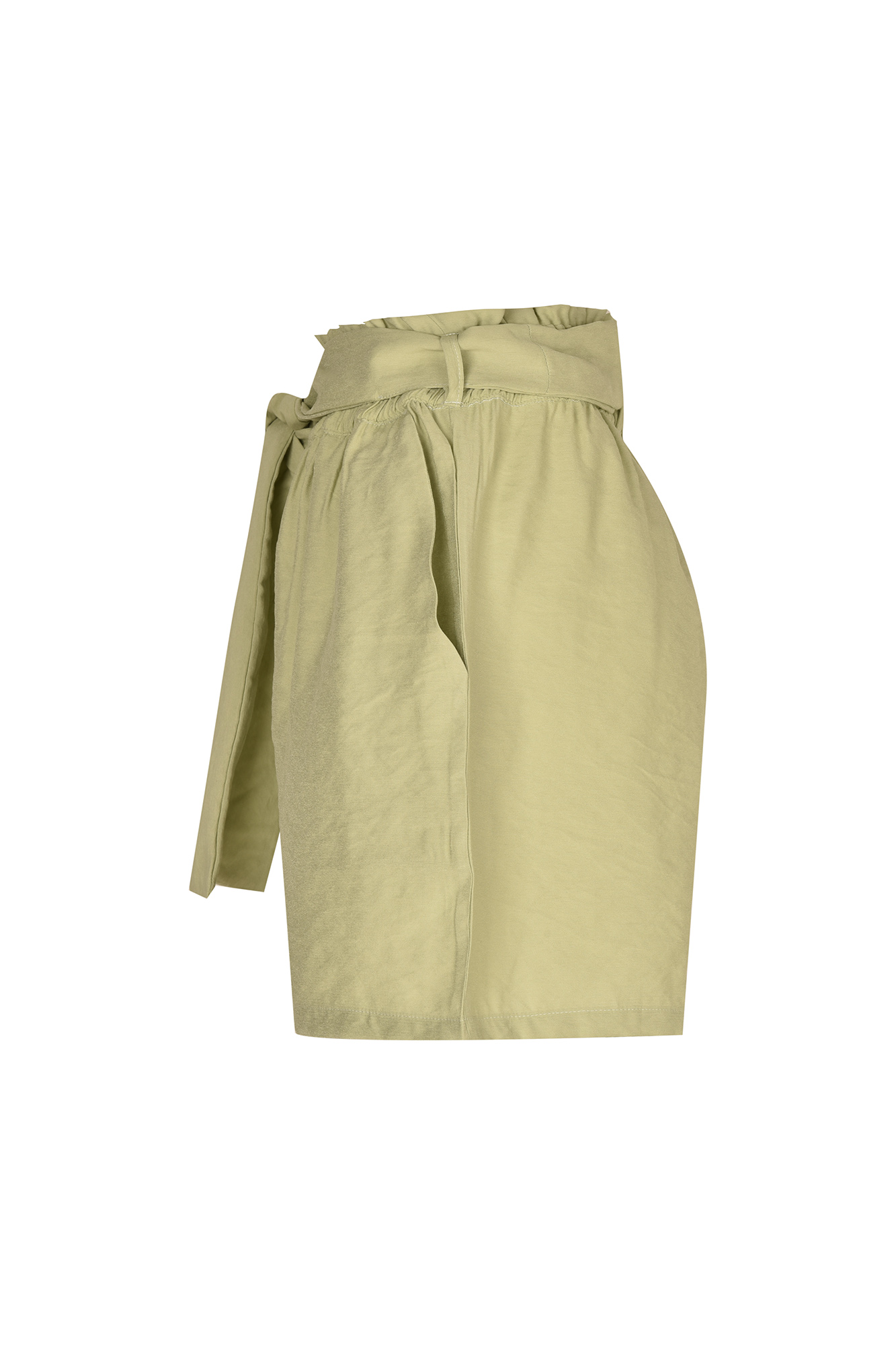 شلوارک پارچه ای کمردار