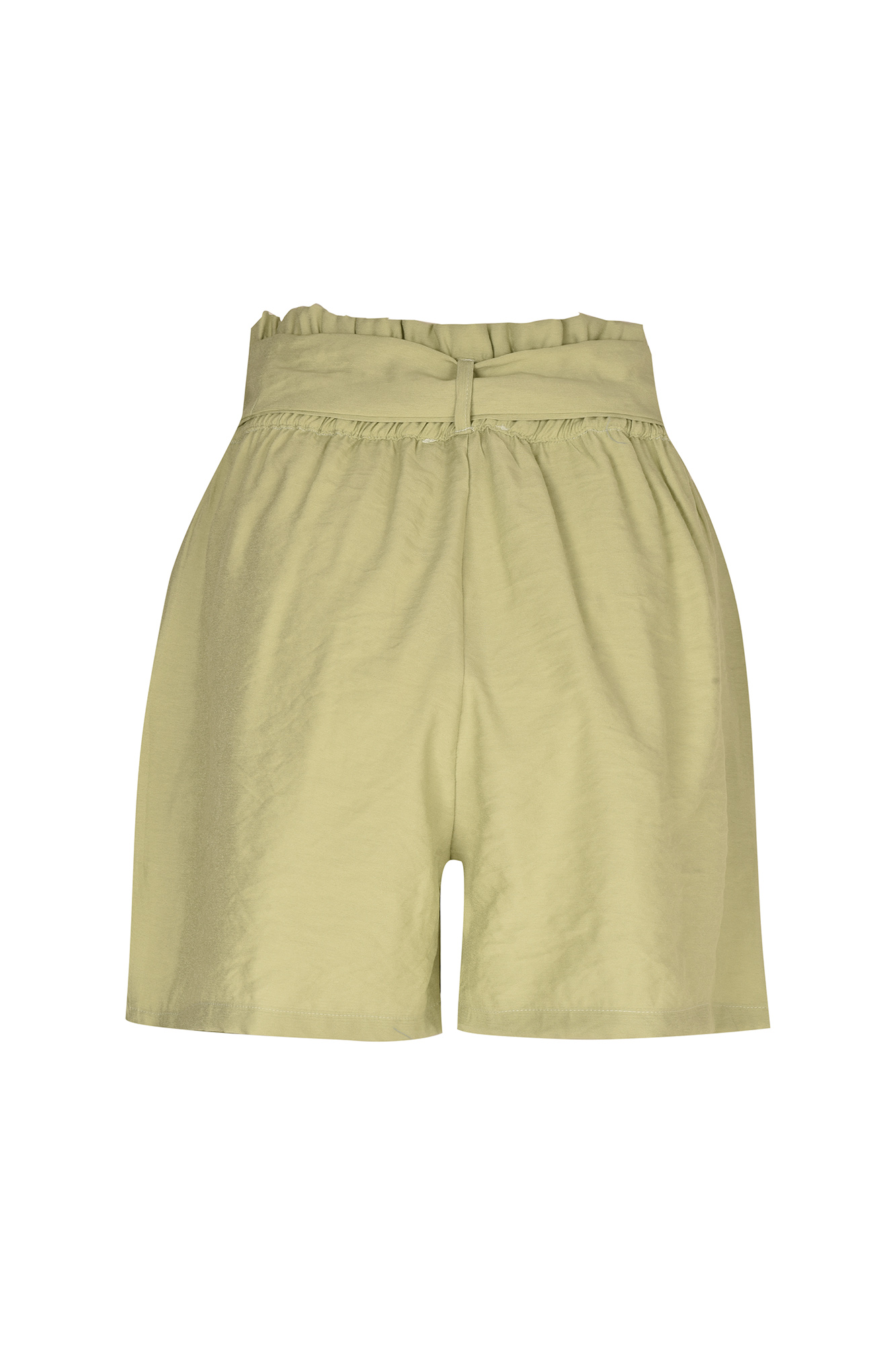 شلوارک پارچه ای کمردار