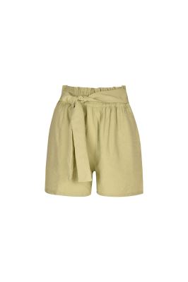 شلوارک پارچه ای کمردار