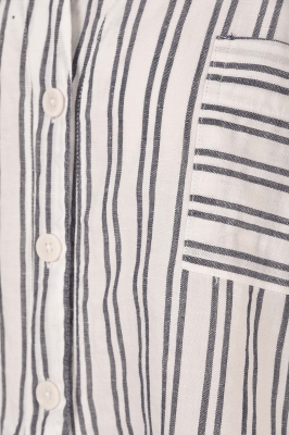 شومیز استین کوتاه جلو گره ای