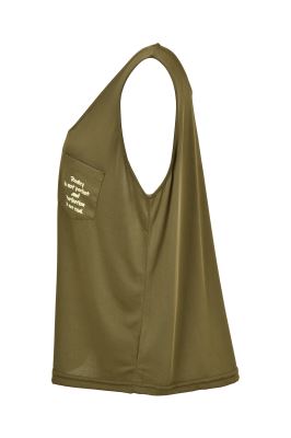 تاپ تی شرتی با جیب چاپی