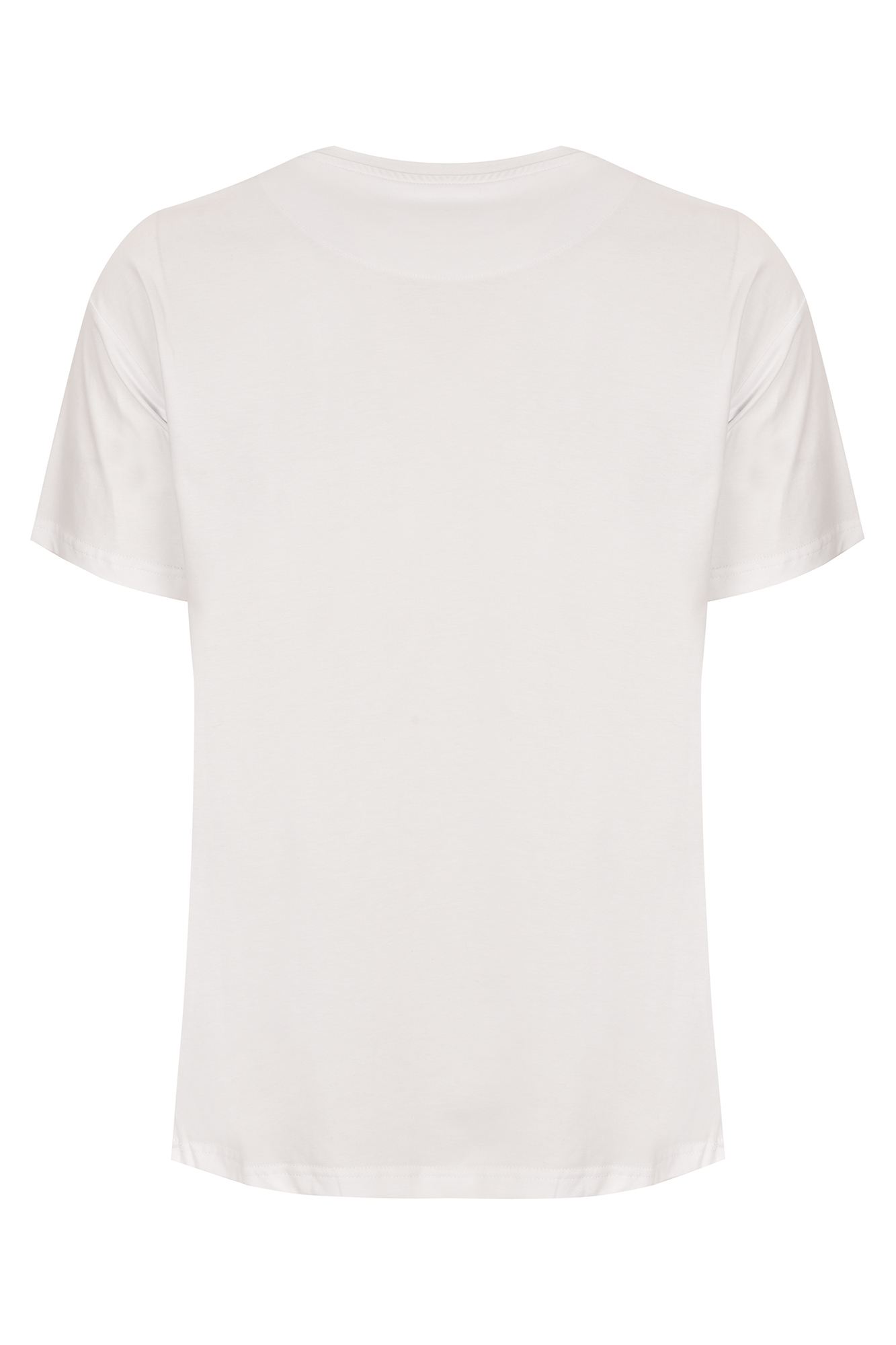 تی شرت استین کوتاه با چاپ و کلدوزی