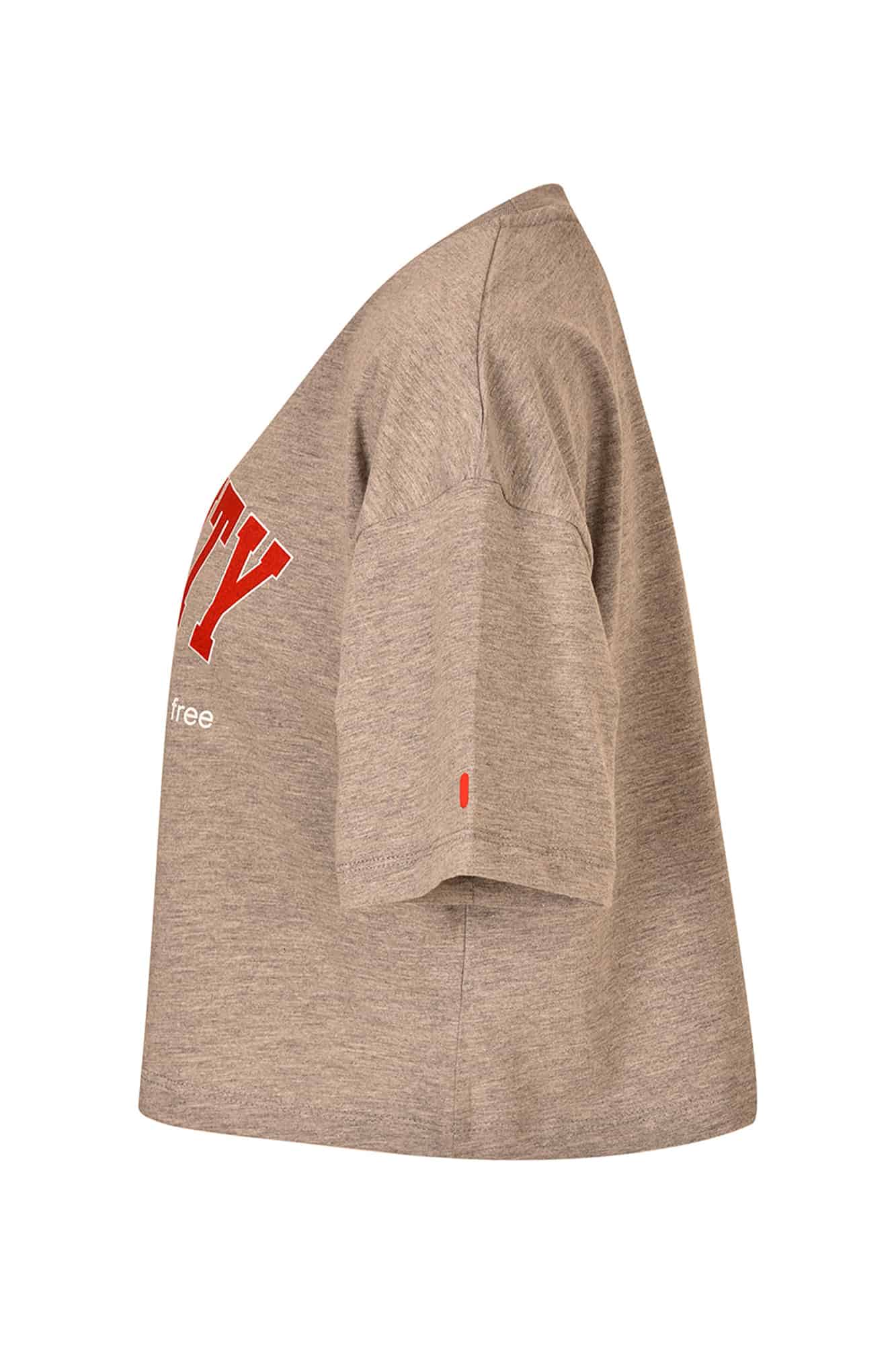 تی شرت استین کوتاه  چاپ دار کراپ