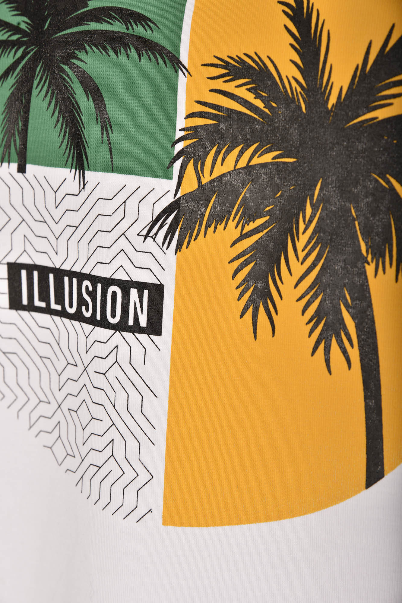 تی شرت استین کوتاه با چاپ