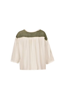 بلوز استین بلند خامه دوزی