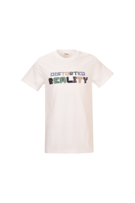 تی شرت استین کوتاه تکه دوزی