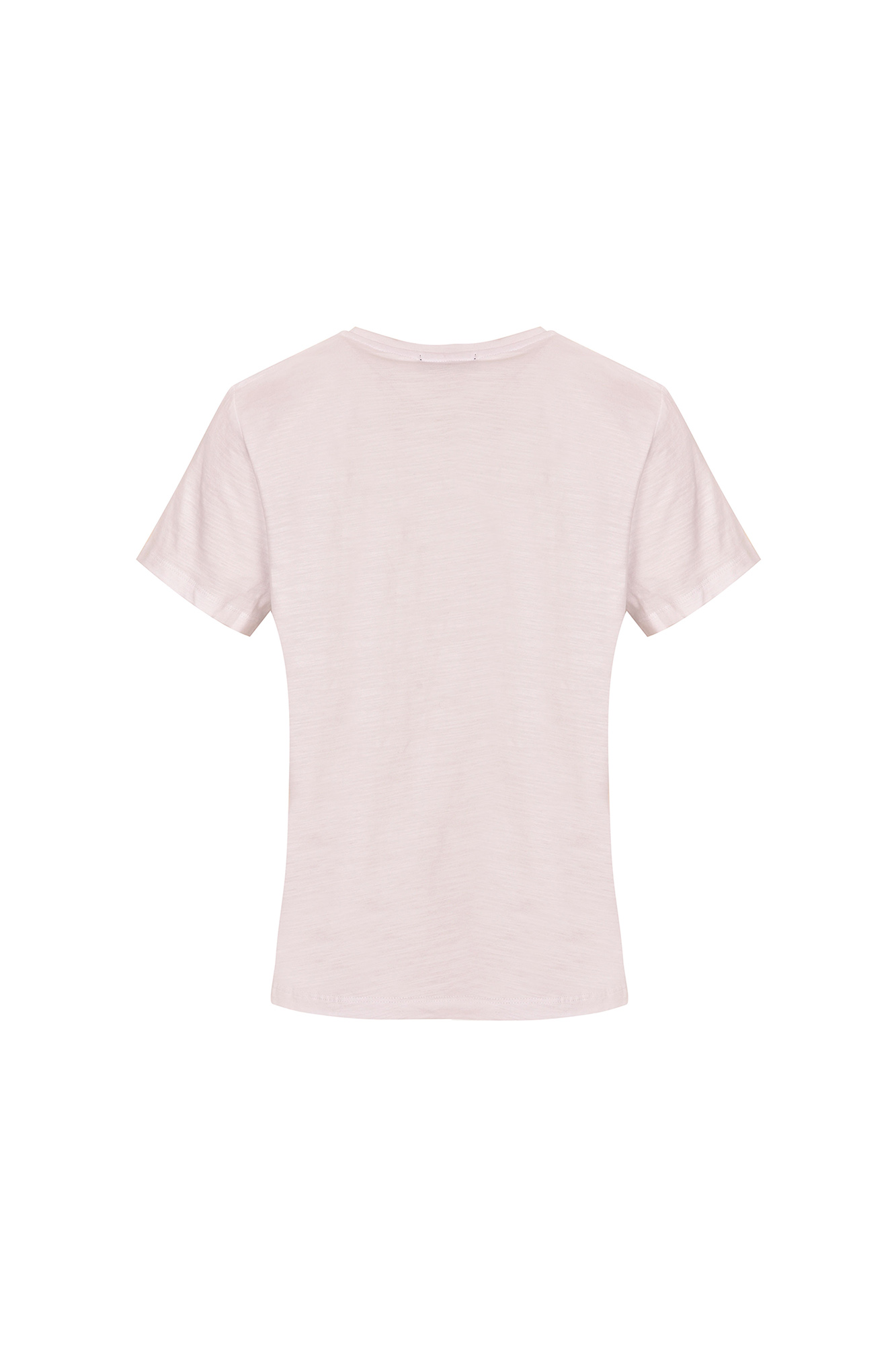 تی شرت یقه گرد چاپ گل