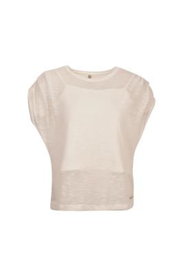 تی شرت سرشانه پیلی با تاپ بیسیک