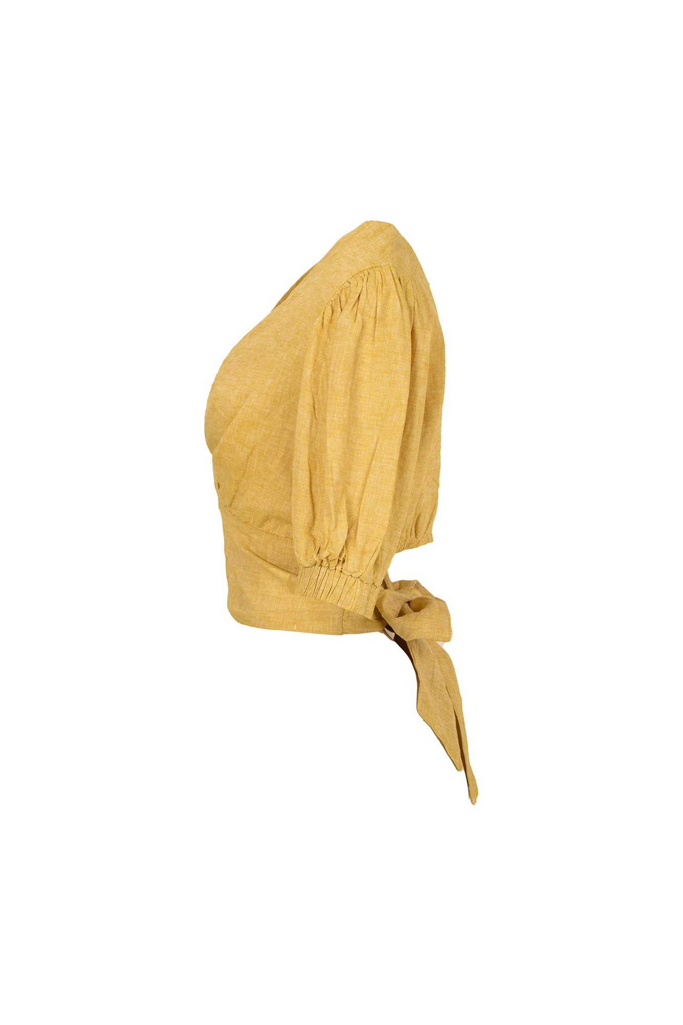 بلوز استین کوتاه چپ و راستی پشت گره ای