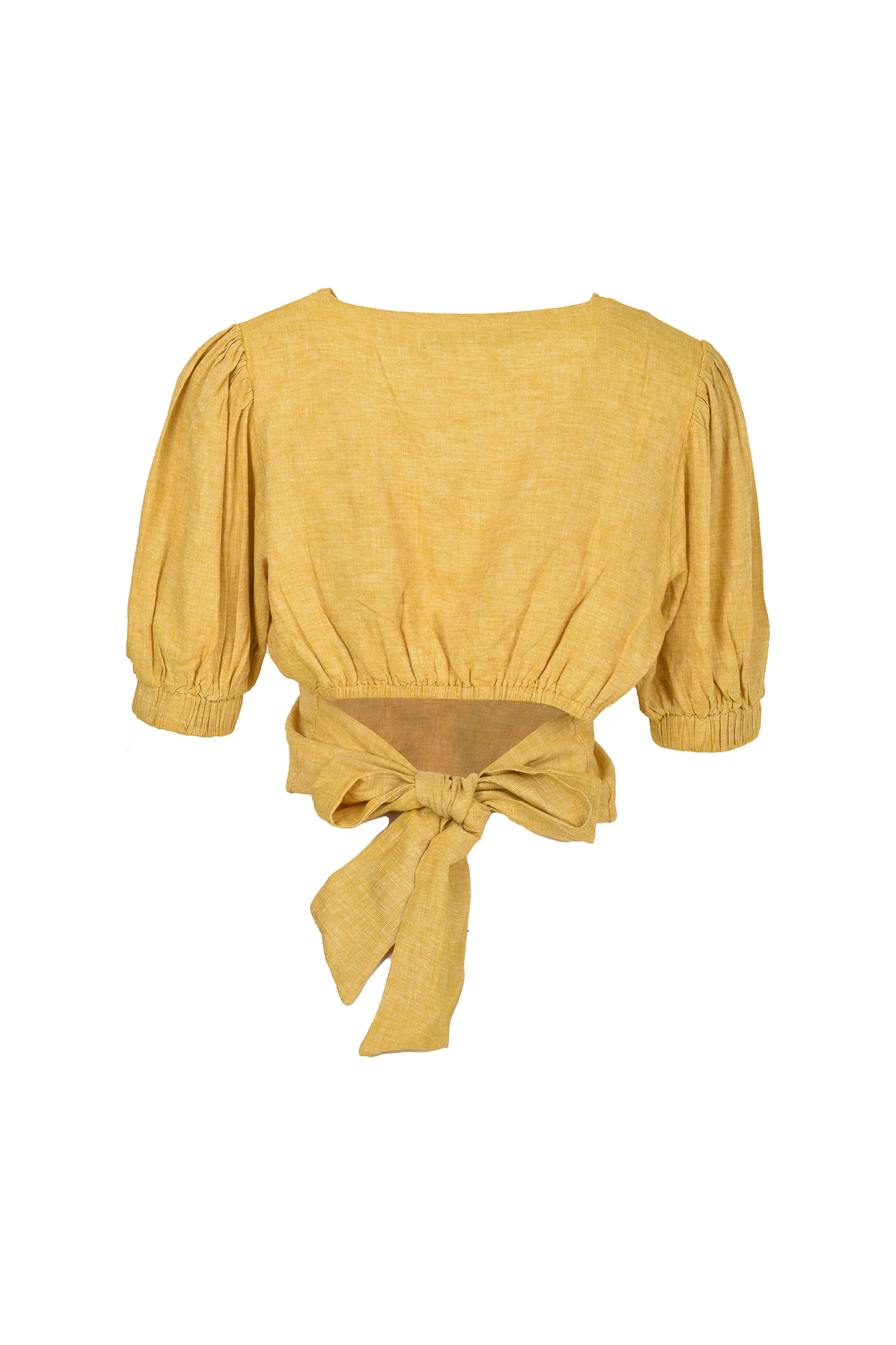 بلوز استین کوتاه چپ و راستی پشت گره ای