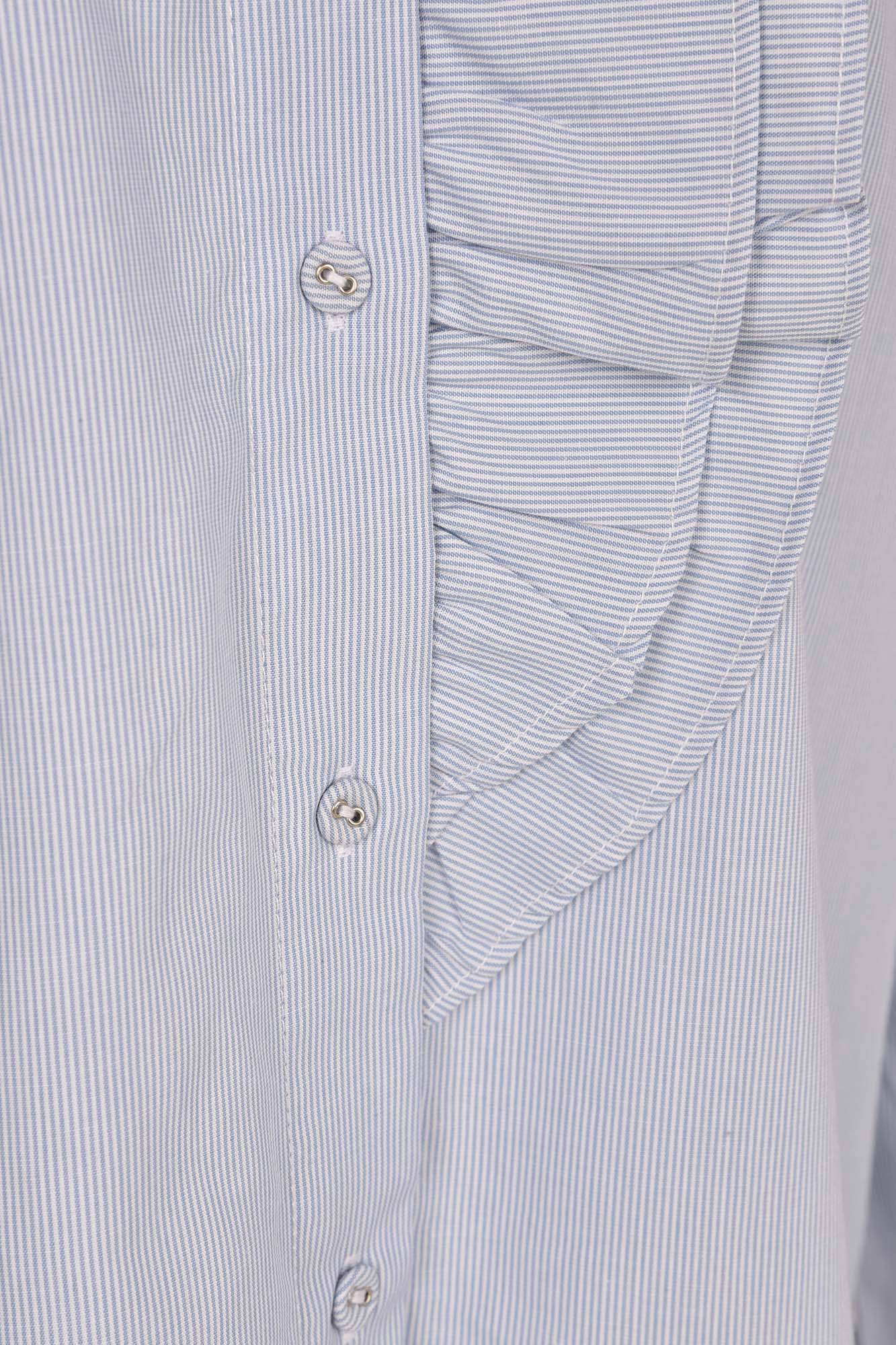 شومیز استین بلند قاپک چین دار