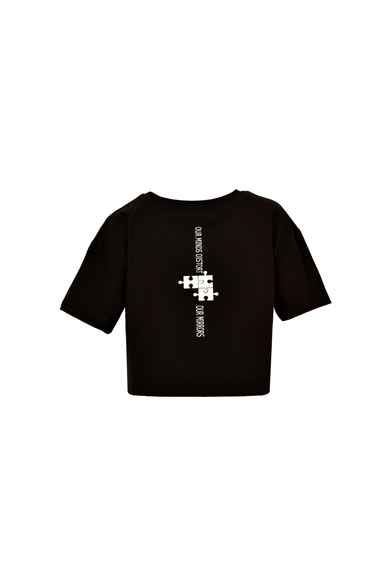 تیشرت کراپ آستین کوتاه