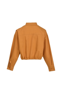 شومیز آستین بلند کراپ