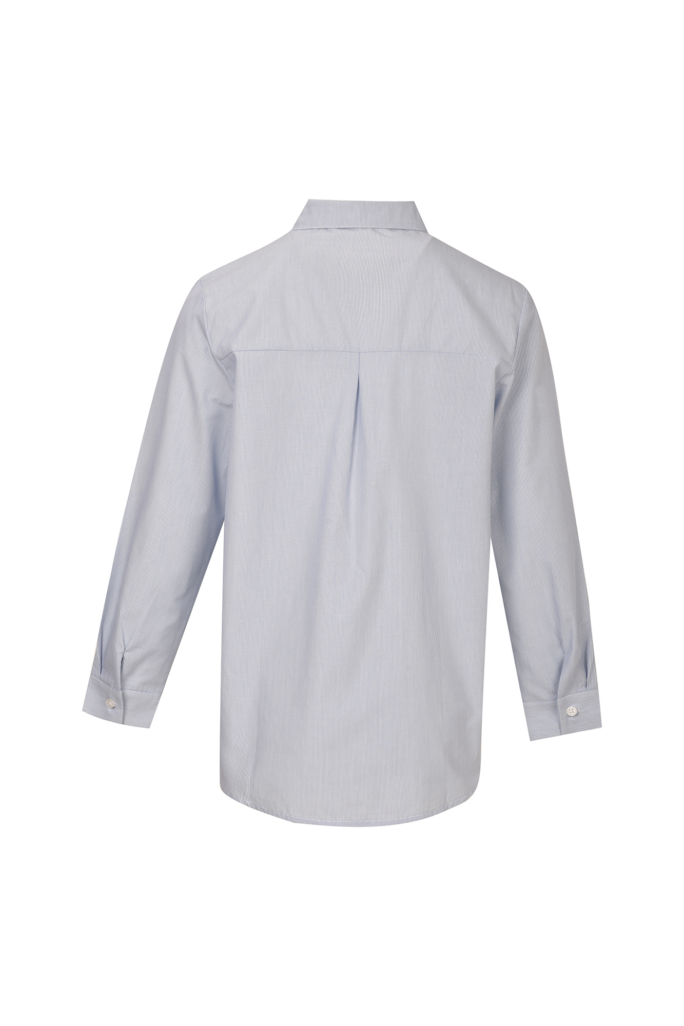 شومیز راه راه آبی