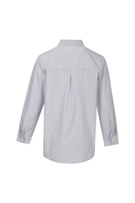 شومیز راه راه آبی