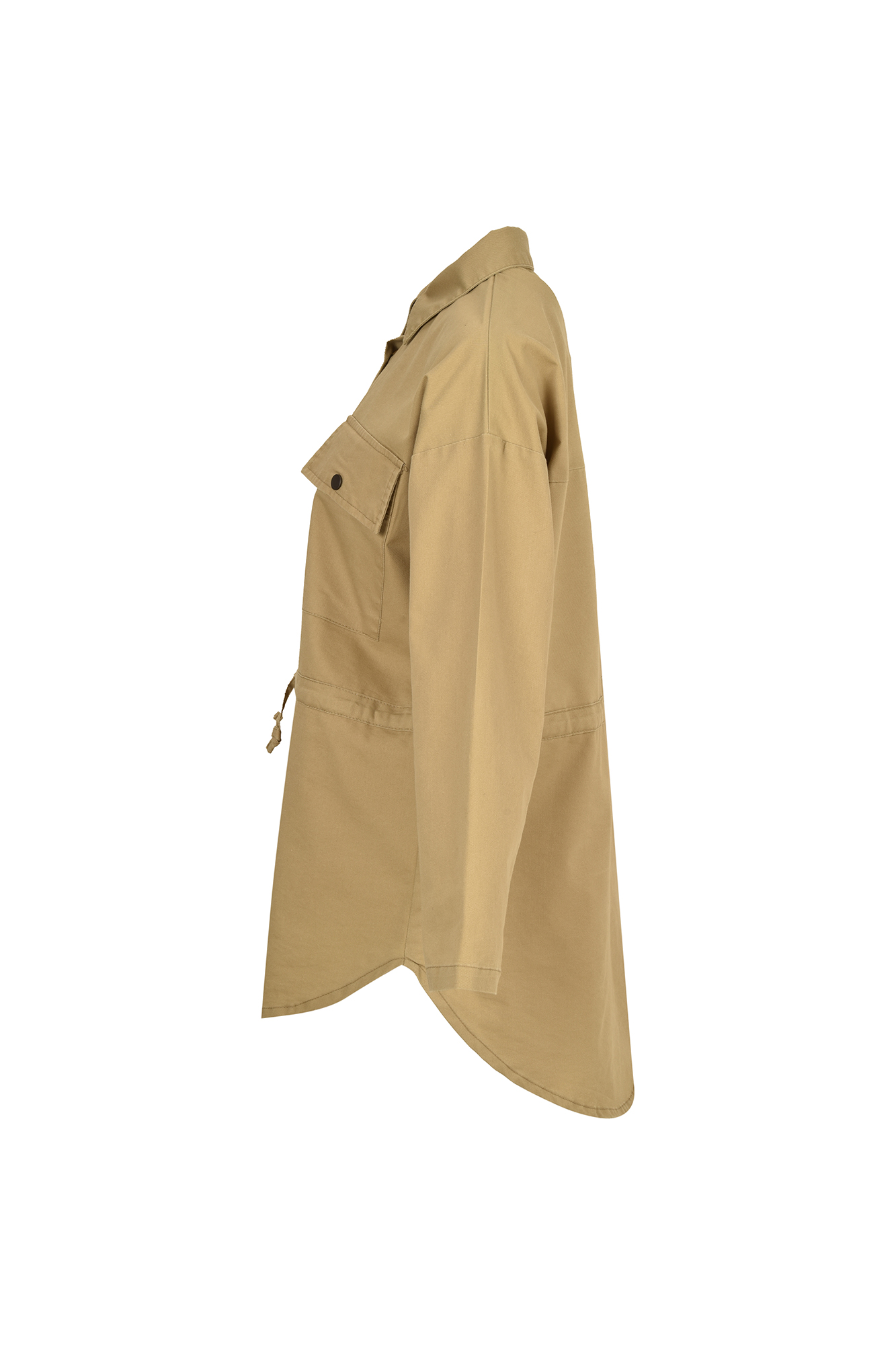 مانتو دو جیب کمر گتر