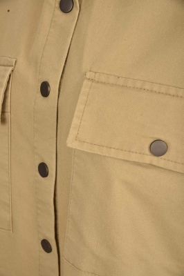 مانتو دو جیب کمر گتر