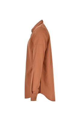 پیراهن آستین بلند یقه دار لینین