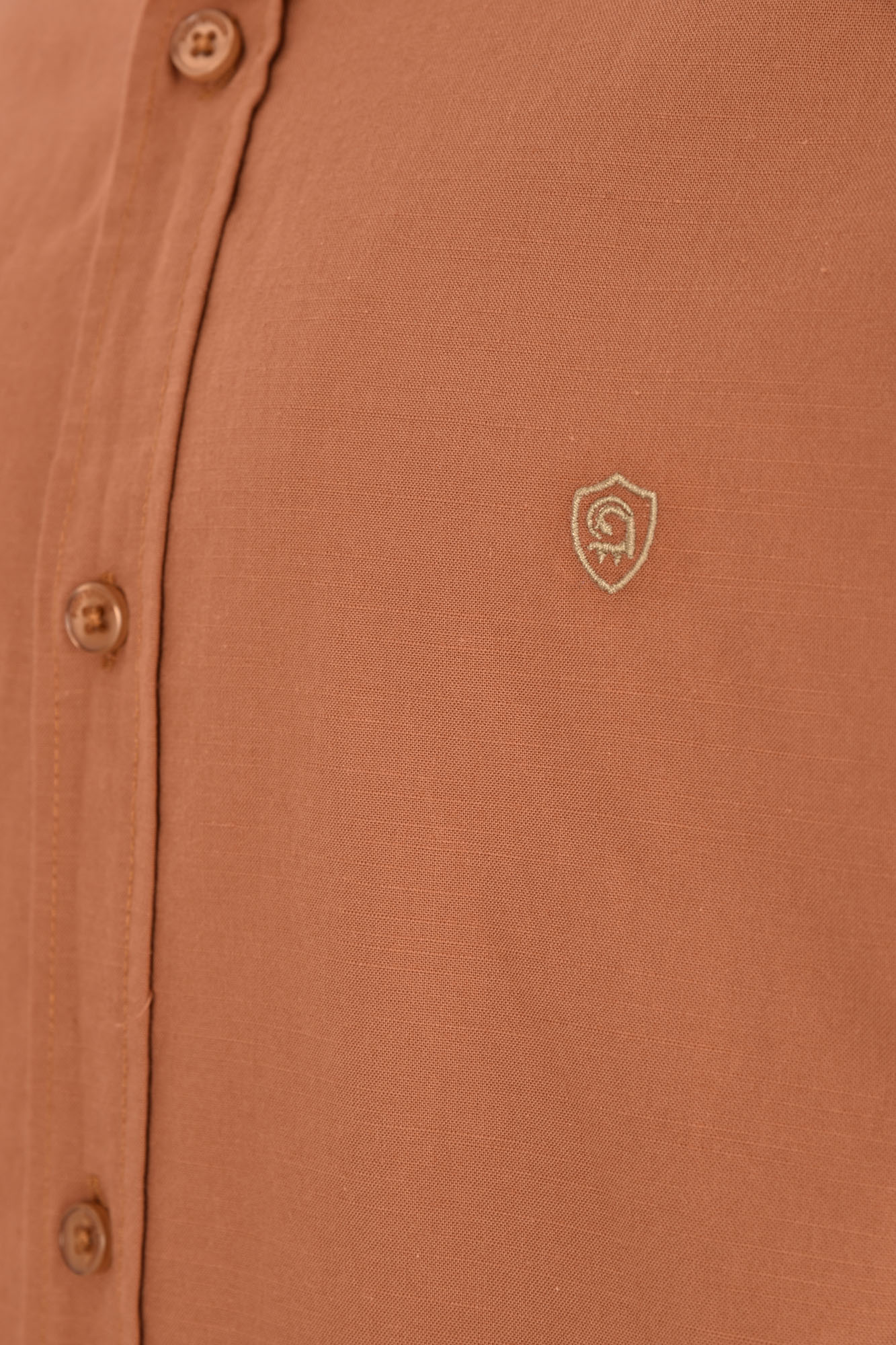 پیراهن آستین بلند یقه دار لینین